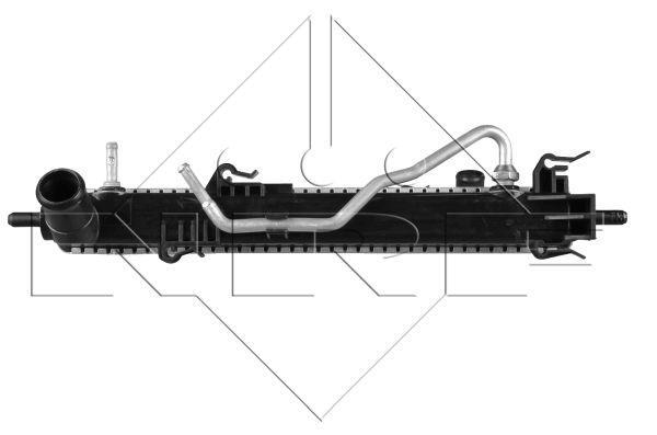 Radiador, refrigeración del motor NRF B.V. ref. 58556