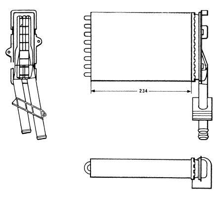 Radiateur de chauffage NRF B.V. 58621