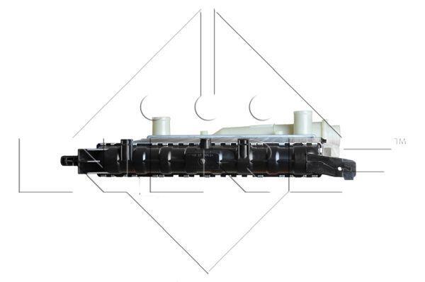 Radiador, refrigeración del motor NRF B.V. ref. 58730