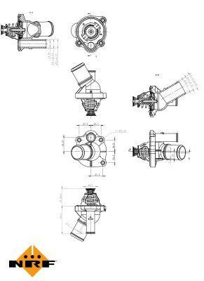 Thermostat d'eau (Calorstat) NRF B.V. ref. 725000