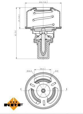 Thermostat d'eau (Calorstat) NRF B.V. 725007
