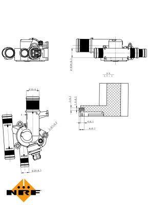 Thermostat d'eau (Calorstat) NRF B.V. ref. 725011