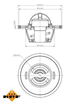 Thermostat d'eau (Calorstat) NRF B.V. 725016