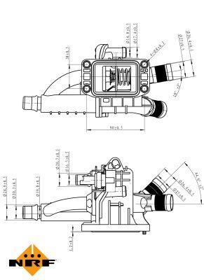 Thermostat d'eau (Calorstat) NRF B.V. ref. 725021