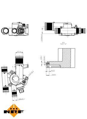 Termostato, refrigerante NRF B.V. ref. 725022