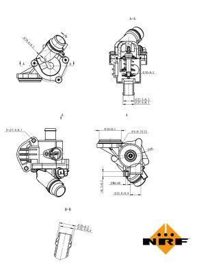 Thermostat d'eau (Calorstat) NRF B.V. ref. 725027