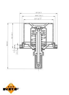 Thermostat d'eau (Calorstat) NRF B.V. ref. 725029