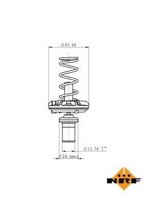 Thermostat d'eau (Calorstat) NRF B.V. ref. 725049