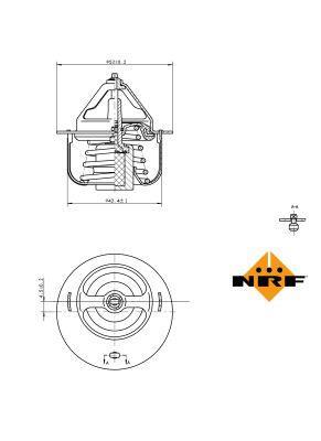 Thermostat d'eau (Calorstat) NRF B.V. ref. 725057