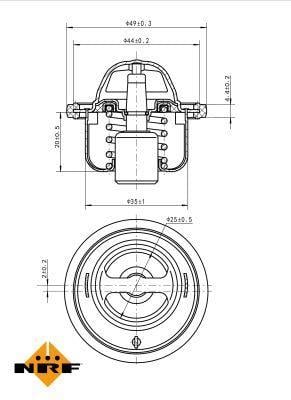 Thermostat d'eau (Calorstat) NRF B.V. 725061