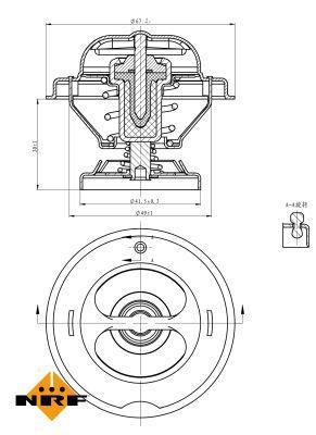 Thermostat d'eau (Calorstat) NRF B.V. 725062