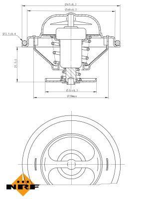 Thermostat d'eau (Calorstat) NRF B.V. ref. 725070