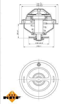 Thermostat d'eau (Calorstat) NRF B.V. 725075