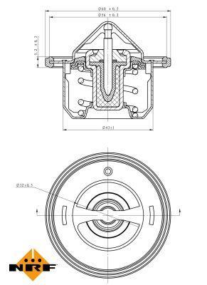 Thermostat d'eau (Calorstat) NRF B.V. 725080