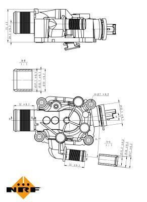 Termostato, refrigerante NRF B.V. ref. 725081