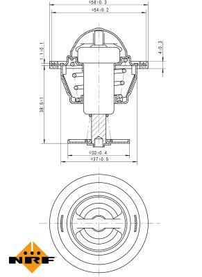 Thermostat d'eau (Calorstat) NRF B.V. ref. 725083
