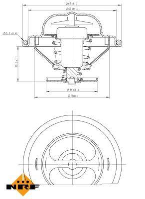 Termostato, refrigerante NRF B.V. ref. 725086