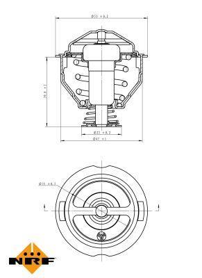 Thermostat d'eau (Calorstat) NRF B.V. ref. 725090