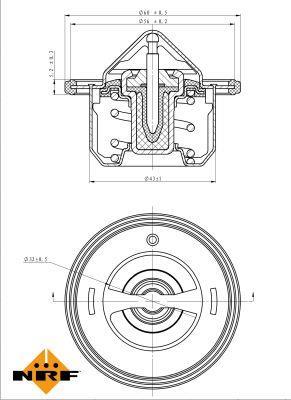 Thermostat d'eau (Calorstat) NRF B.V. ref. 725097