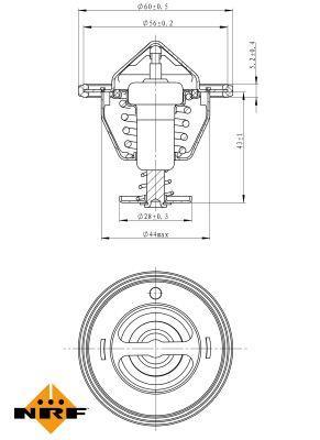 Thermostat d'eau (Calorstat) NRF B.V. 725107