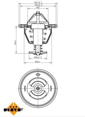 Thermostat d'eau (Calorstat) NRF B.V. 725111