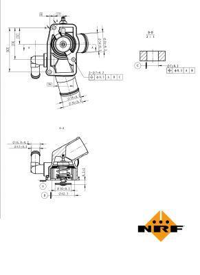 Termostato, refrigerante NRF B.V. ref. 725112