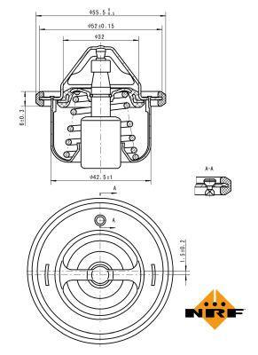 Thermostat d'eau (Calorstat) NRF B.V. ref. 725127