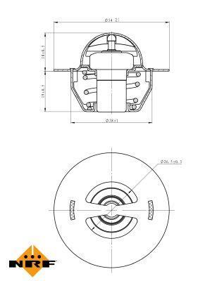 Thermostat d'eau (Calorstat) NRF B.V. ref. 725129