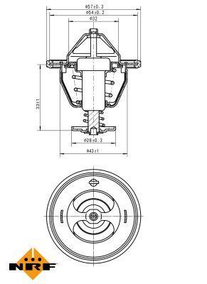 Thermostat d'eau (Calorstat) NRF B.V. ref. 725131
