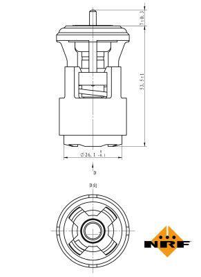 Thermostat d'eau (Calorstat) NRF B.V. ref. 725133