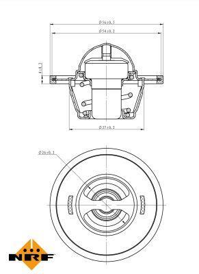 Termóstato de água NRF B.V. ref. 725135