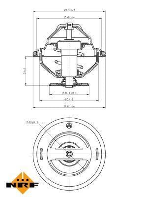 Thermostat d'eau (Calorstat) NRF B.V. ref. 725137