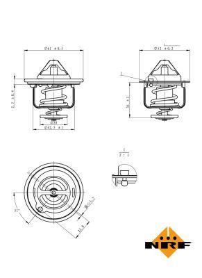 Thermostat d'eau (Calorstat) NRF B.V. ref. 725143
