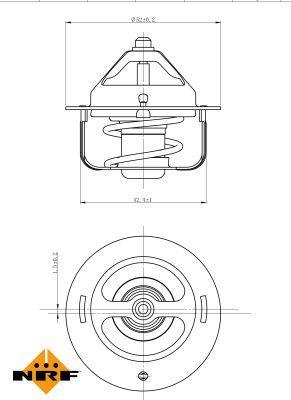 Thermostat d'eau (Calorstat) NRF B.V. ref. 725147