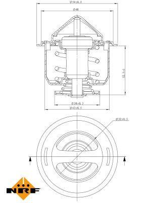 Thermostat d'eau (Calorstat) NRF B.V. 725148