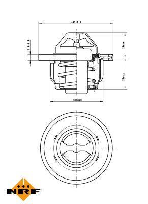 Thermostat d'eau (Calorstat) NRF B.V. ref. 725150