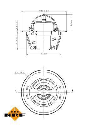 Thermostat d'eau (Calorstat) NRF B.V. ref. 725151