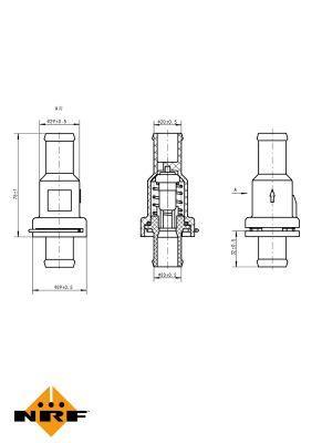 Thermostat d'eau (Calorstat) NRF B.V. ref. 725166