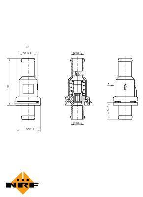 Thermostat d'eau (Calorstat) NRF B.V. ref. 725175