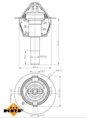 Thermostat d'eau (Calorstat) NRF B.V. ref. 725189