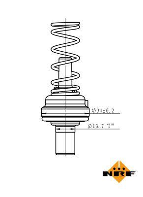 Thermostat d'eau (Calorstat) NRF B.V. ref. 725195