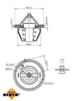 Thermostat d'eau (Calorstat) NRF B.V. ref. 725196
