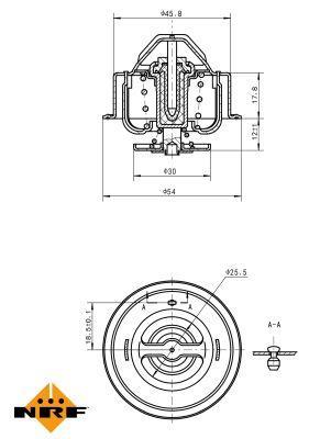 Thermostat d'eau (Calorstat) NRF B.V. 725201