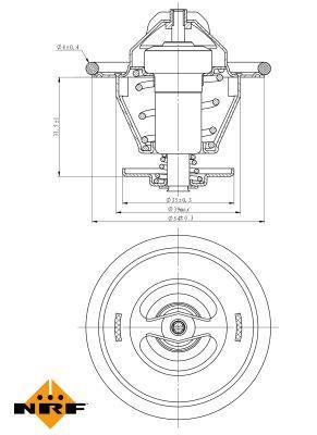 Thermostat d'eau (Calorstat) NRF B.V. 725202