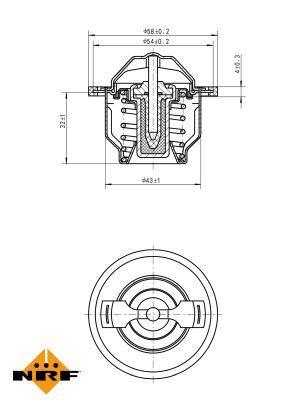 Thermostat d'eau (Calorstat) NRF B.V. 725205