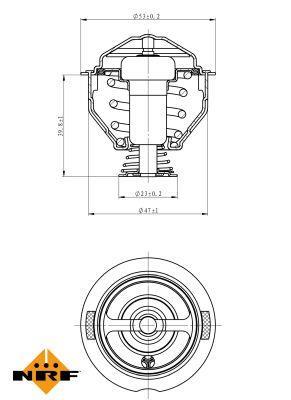 Thermostat d'eau (Calorstat) NRF B.V. ref. 725209