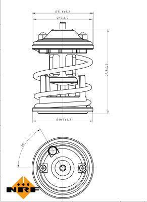 Thermostat d'eau (Calorstat) NRF B.V. ref. 725219