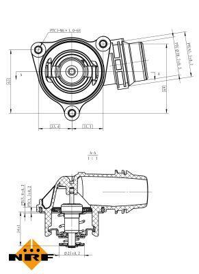 Thermostat d'eau (Calorstat) NRF B.V. ref. 725222