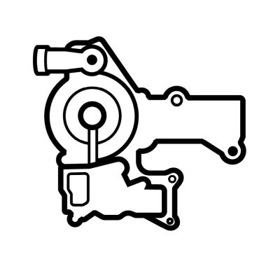Séparateur d'huile, prise de recyclage des gas de carter NRF B.V. 20220029