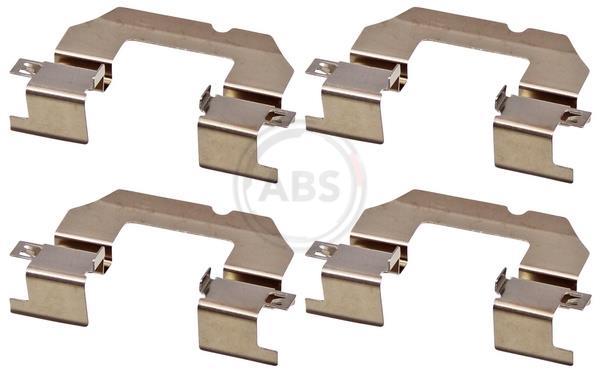 Kit acessórios de pastilhas de travão A.B.S. ALL BRAKE SYSTEMS BV. ref. 0102Q